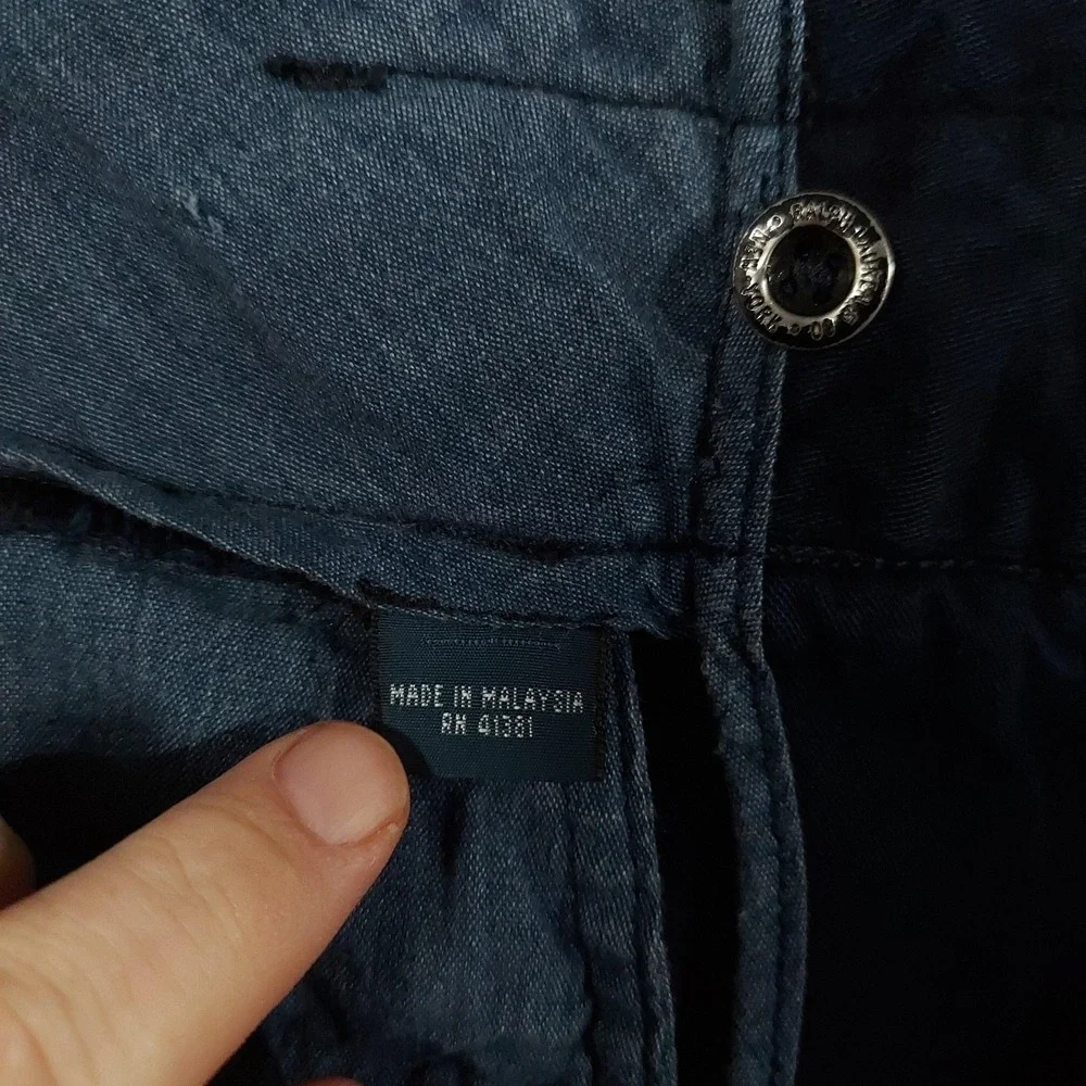 Vintage Polo Ralph Lauren Pants Mens 34x30 Blue Cargo Tactical Relaxed Military